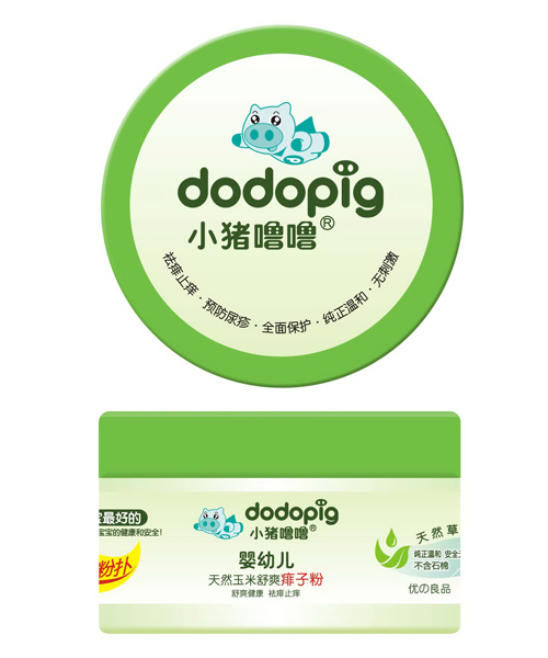 小豬嚕嚕yingye天然玉米舒爽痱子粉140g