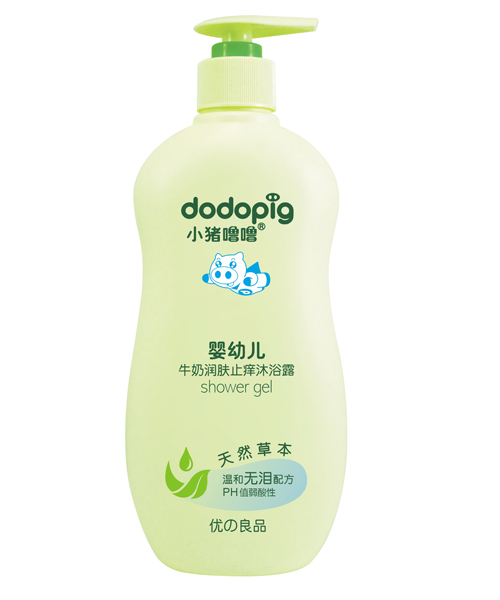 小豬嚕嚕yingye牛奶潤膚止癢沐浴露300ml