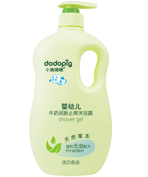 小豬嚕嚕yingye牛奶潤膚止癢沐浴露800ml