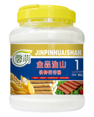 馨萌金品淮山鐵鋅鈣谷粉1段