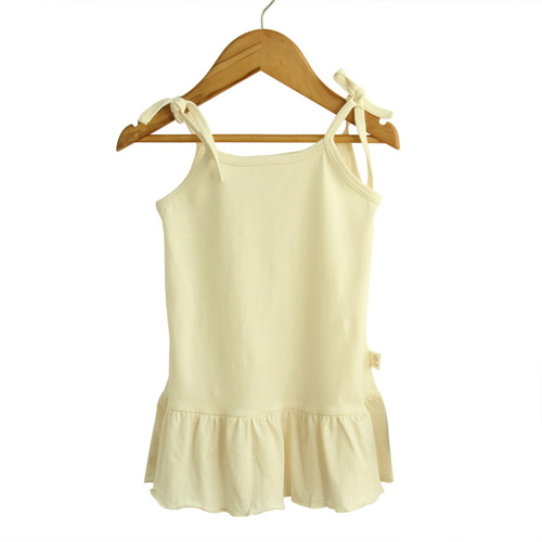 素棉寶貝有機(jī)棉yinge吊帶裙