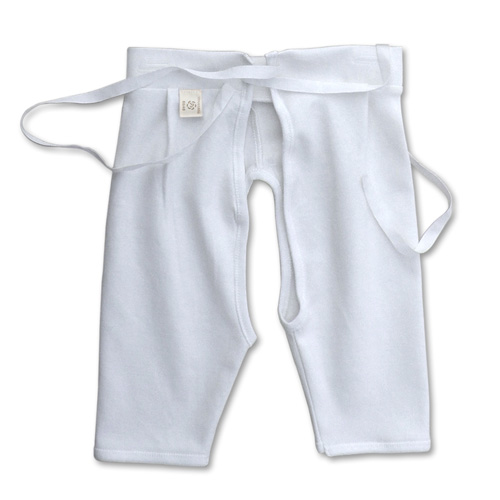 素棉寶貝有機棉新生兒綁帶褲