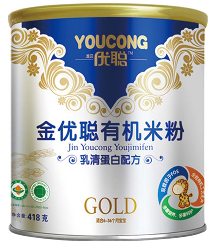 優(yōu)聰乳清蛋白有機(jī)米粉