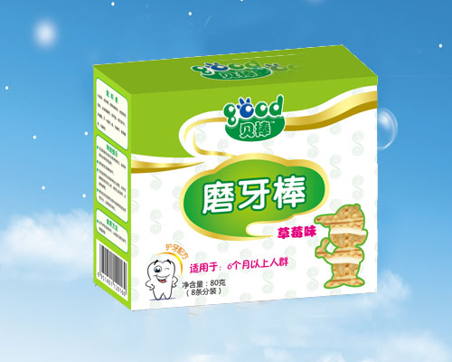 貝棒80克草莓味磨牙棒