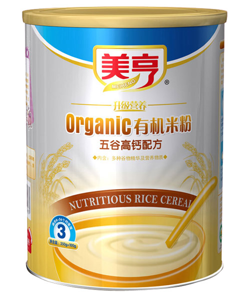 美亨聽裝五谷高鈣有機(jī)米粉3段