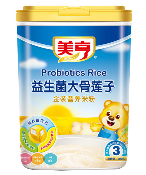 美亨益生菌大骨蓮子營(yíng)養(yǎng)米粉3段