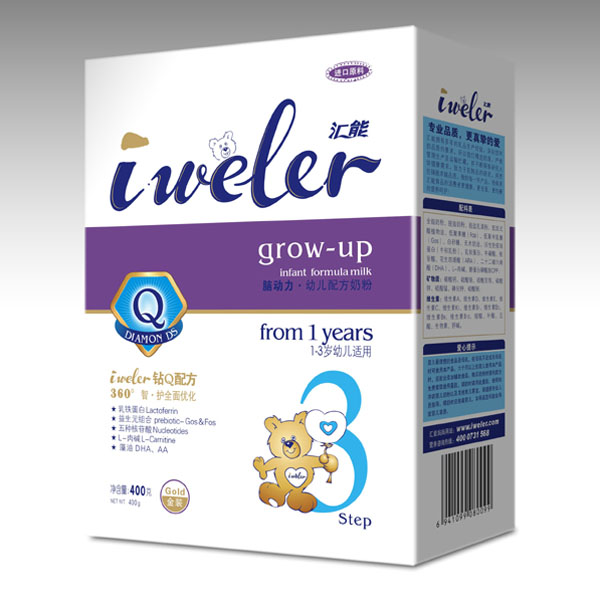 匯能金裝yingye奶粉3段400g