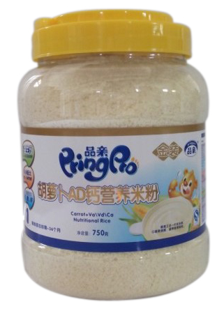 品親胡蘿卜AD鈣營養(yǎng)米粉