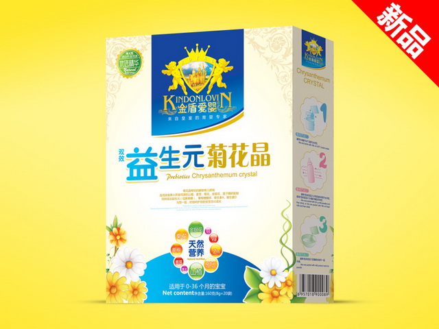 金盾愛(ài)嬰菊花晶盒裝-雙效益生元