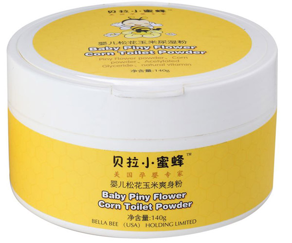 yinge松花玉米爽身粉