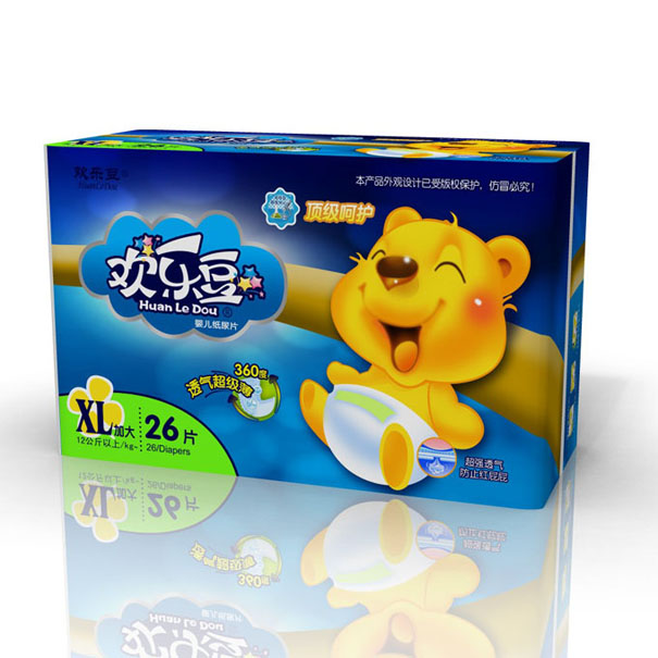 歡樂豆卡通紙尿片XL號