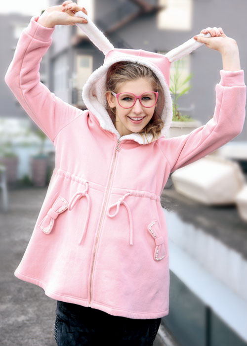 懷泰yunf小兔粉色外套