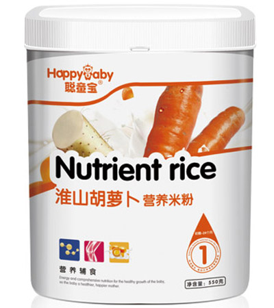 聰童寶淮山胡蘿卜營(yíng)養(yǎng)米粉1段