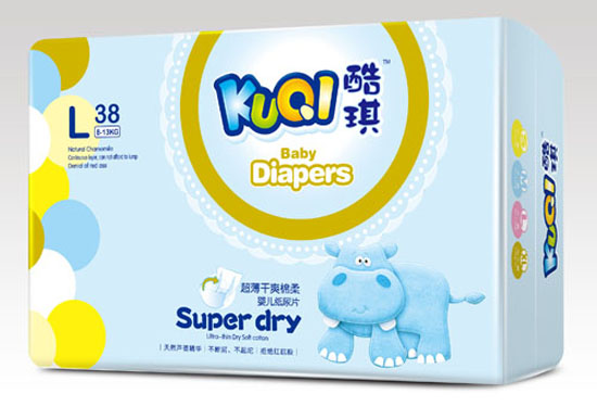 酷琪棉柔系列尿片L碼