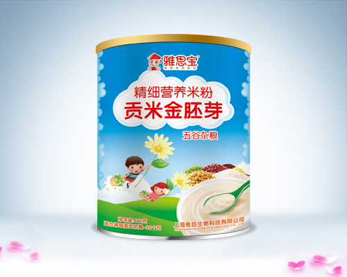 雅思寶五谷雜糧貢米金胚芽營(yíng)養(yǎng)米粉罐裝