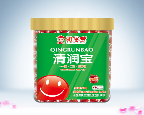 雅思寶蘋果味清潤寶透明桶裝
