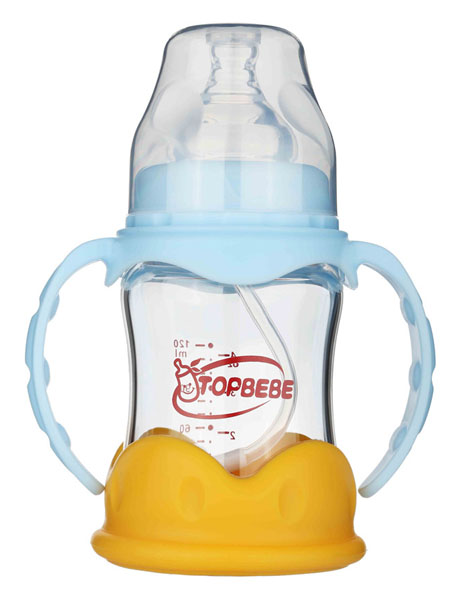 淘寶樂寬口防爆玻璃奶瓶120ml