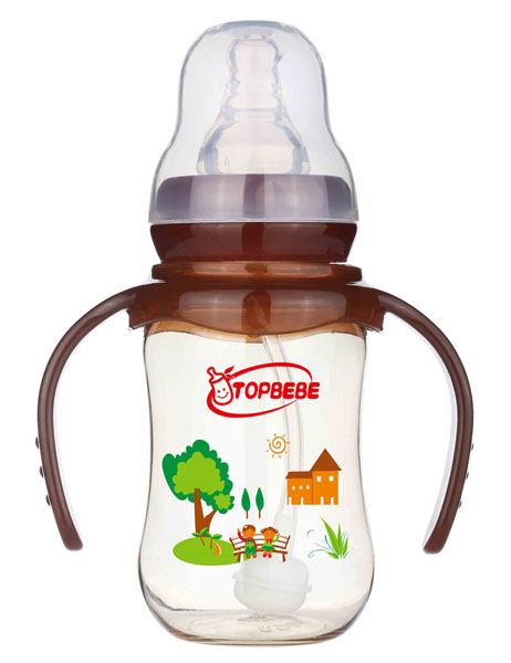 淘寶樂(lè)標(biāo)口弧形PPSU葫蘆奶瓶150ml