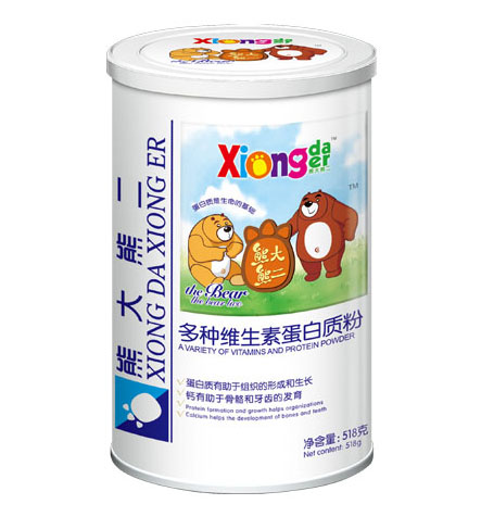 熊大熊二多種維生素蛋白質(zhì)粉
