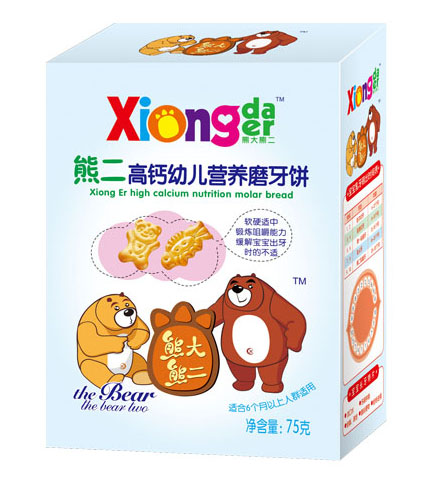 熊大熊二牌熊二高鈣youe營養(yǎng)磨牙餅