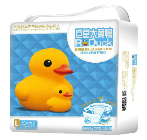 大黃鴨巨星大黃鴨紙尿片L50片