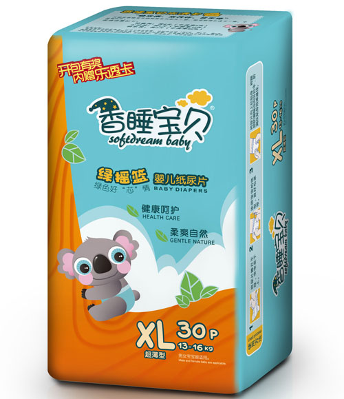 香睡寶貝綠搖籃yinge紙尿片XL碼30片