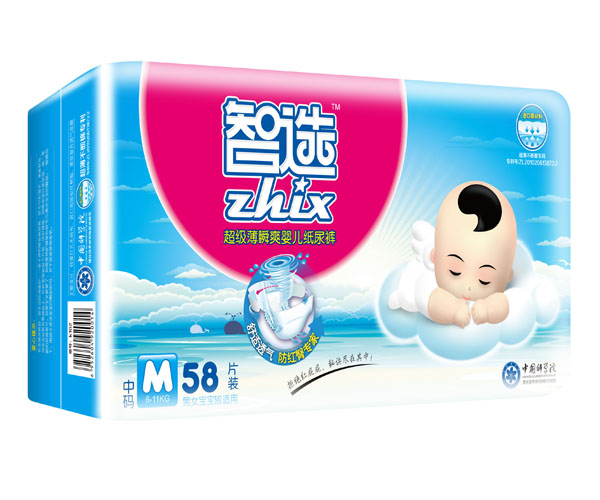 智選超級(jí)薄瞬爽yinge紙尿褲M