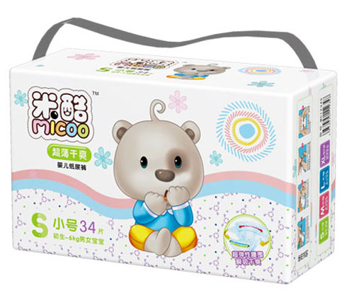 米酷超薄干爽yinge紙尿褲(小號(hào))