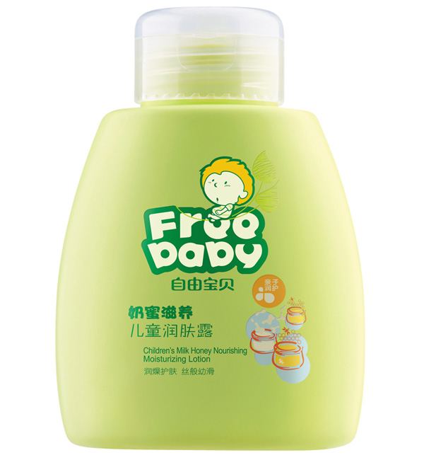 自由寶貝120ml奶蜜潤膚露