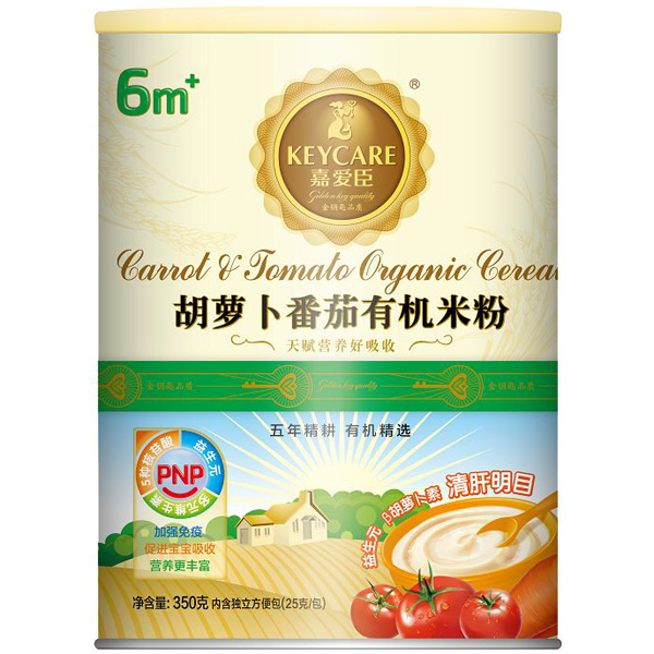 嘉愛臣胡蘿卜番茄有機(jī)米粉