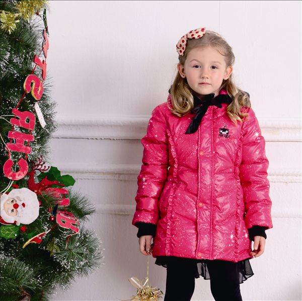 吉象貝兒女童時(shí)尚棉衣