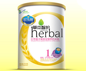 歐樂聰紅棗蓮子果蔬寶營養(yǎng)奶米粉1段