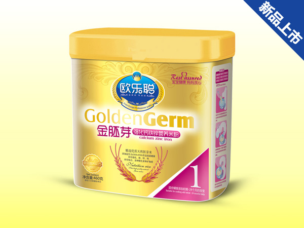 歐樂(lè)聰金胚芽強(qiáng)化鈣鐵鋅營(yíng)養(yǎng)米粉1段