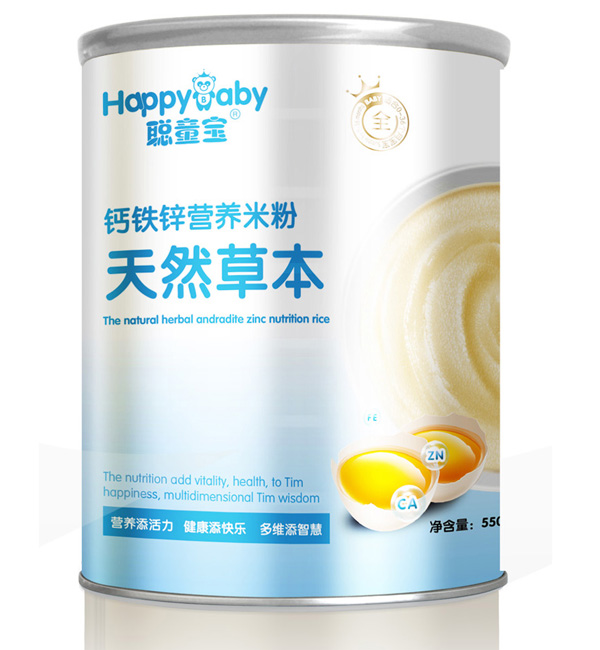 聰童寶天然草本鈣鐵鋅營(yíng)養(yǎng)米粉