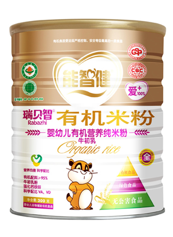 能智健300克yingye有機(jī)營養(yǎng)純米粉(牛初乳)(全階段)