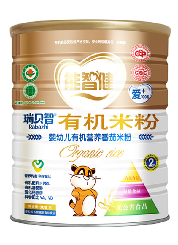 能智健300克yingye有機營養(yǎng)蕃茄米粉(2段)