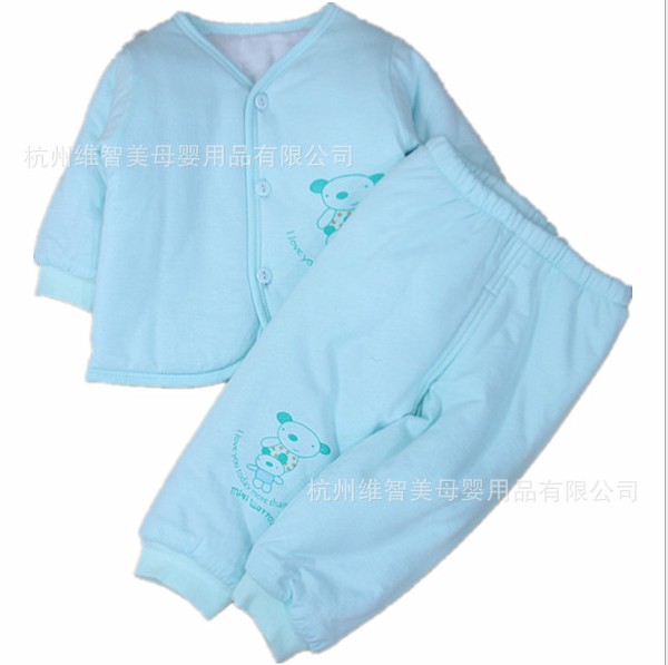 米奇勇士秋冬藍色保暖衣