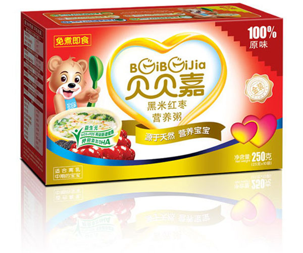 貝貝嘉黑米紅棗營(yíng)養(yǎng)粥