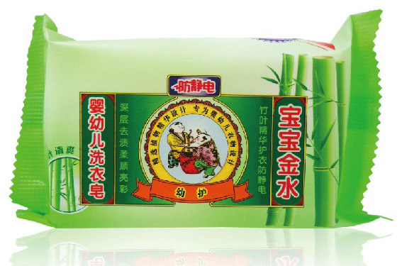 寶寶金水yingye洗衣皂竹葉清爽