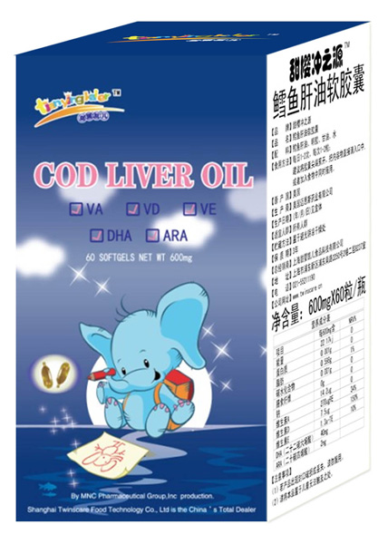 甜櫻沖之源鱈魚肝油軟膠囊