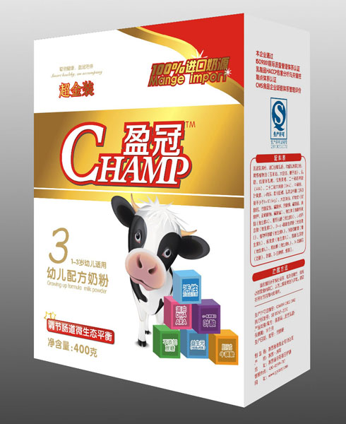 盈冠超金裝youe配方奶粉3段400g