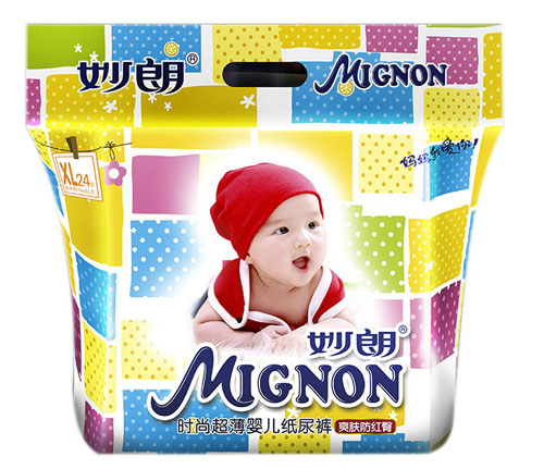 妙朗時(shí)尚超薄yinge紙尿褲XL24片