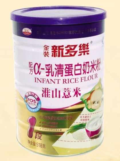 新多樂淮山惹米α-乳清蛋白奶米粉1段