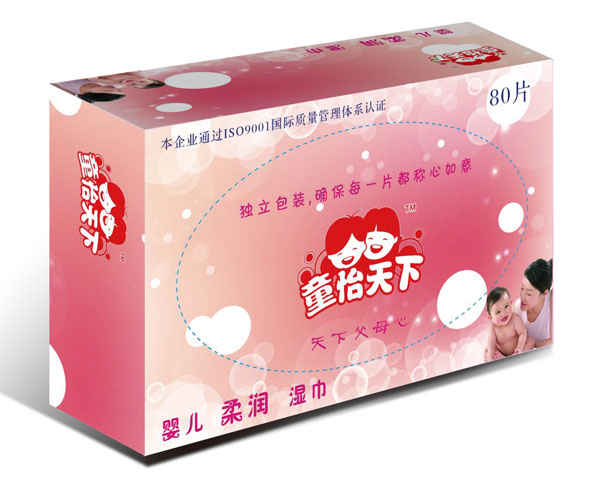 童怡天下yinge衛(wèi)生濕巾80片裝