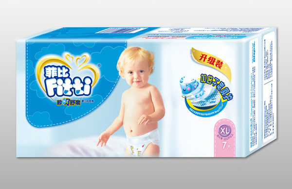 菲比秒吸舒爽yinge紙尿褲XL7片