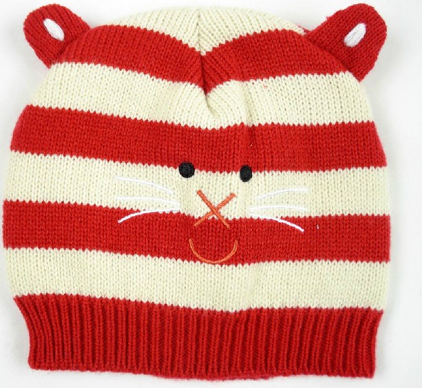 幼之戀卡通動(dòng)物youe帽紅色