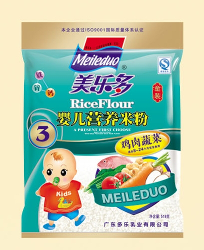 美多樂(lè)袋裝雞肉蔬菜yinge營(yíng)養(yǎng)米粉3段