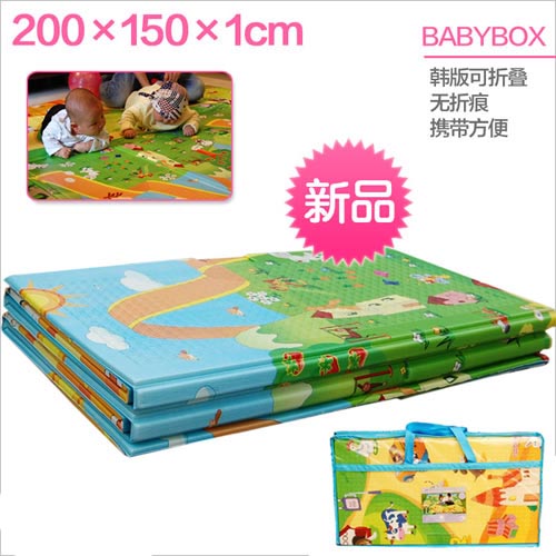 貝博氏韓版yinge益智園看爬行地墊