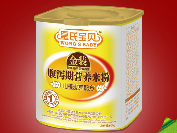 皇氏寶貝金裝山楂麥芽配方腹瀉期營養(yǎng)米粉1段