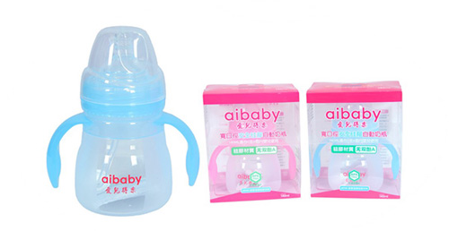 愛(ài)兒得樂(lè)140ml寬口硅膠0-6個(gè)月自動(dòng)奶瓶